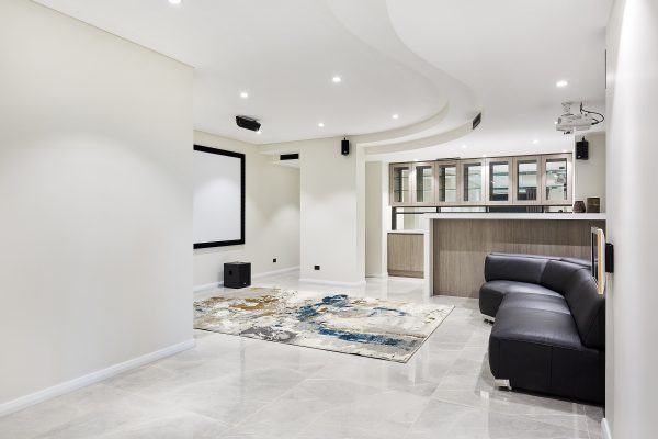 Residential entertainment room project